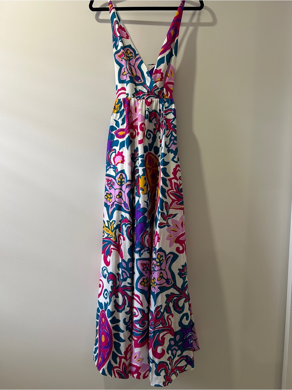 J.Crew Silk V-Neck Maxi Dress Size 4